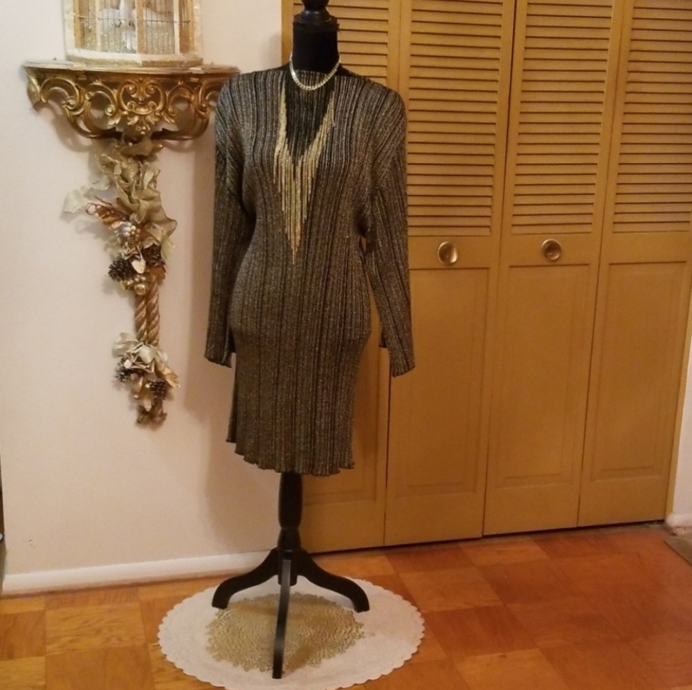 Shimmery Metallic Dress by Semplice